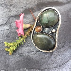 Sterling Silver Boho Ring